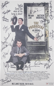 The Producers Signed Broadway Poster (PSA PreCert)